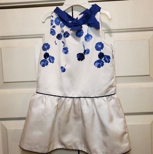 Blue and White Girls Dress